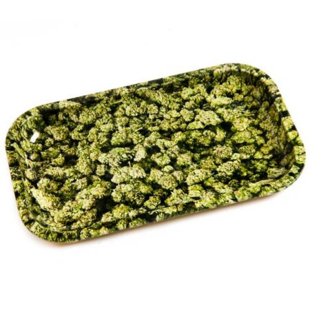 (L) CANNA BUD ROLLING TRAY (27x16cm)
