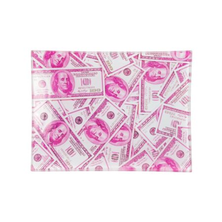 GLASS TRAY LARGE - DOLLARS