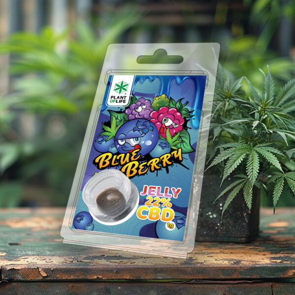CBD JELLY 22% BLUEBERRY 1G - Afbeelding 4