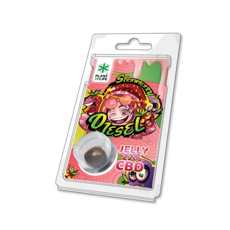 CBD JELLY 22% STRAWBERRY DIESEL 1G