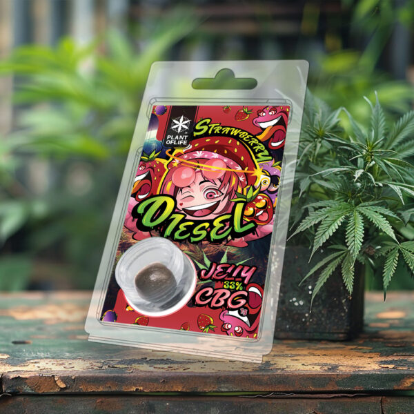 Jelly 33% CBG Strawberry Diesel 1g - Afbeelding 4