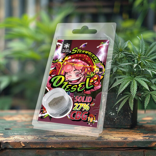 CBG SOLID 27% Strawberry Diesel 1G - Afbeelding 4