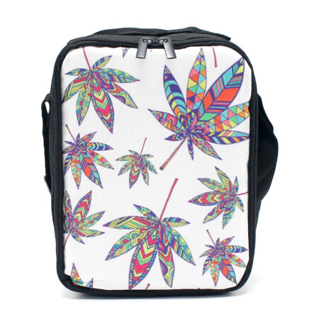 Side Bag Pink Leaf