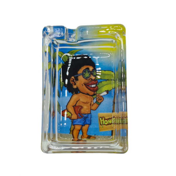HoneyPuff - Glazen Asbak (86x57x31mm) - Afbeelding 4
