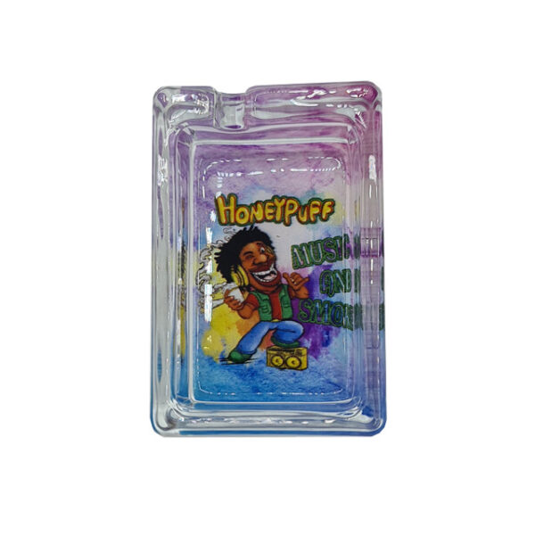 HoneyPuff - Glazen Asbak (86x57x31mm) - Afbeelding 6
