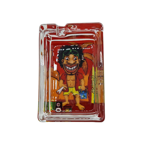 HoneyPuff - Glazen Asbak (86x57x31mm) - Afbeelding 5