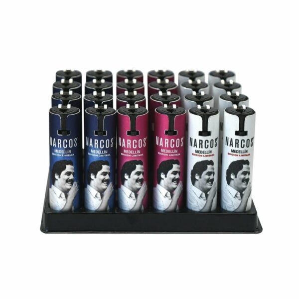 NARCOS METAL LIGHTERS 4945 (24/DISPLAY)