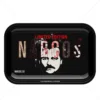 NARCOS METAL ROLLING TRAY - BLACK - MEDIUM