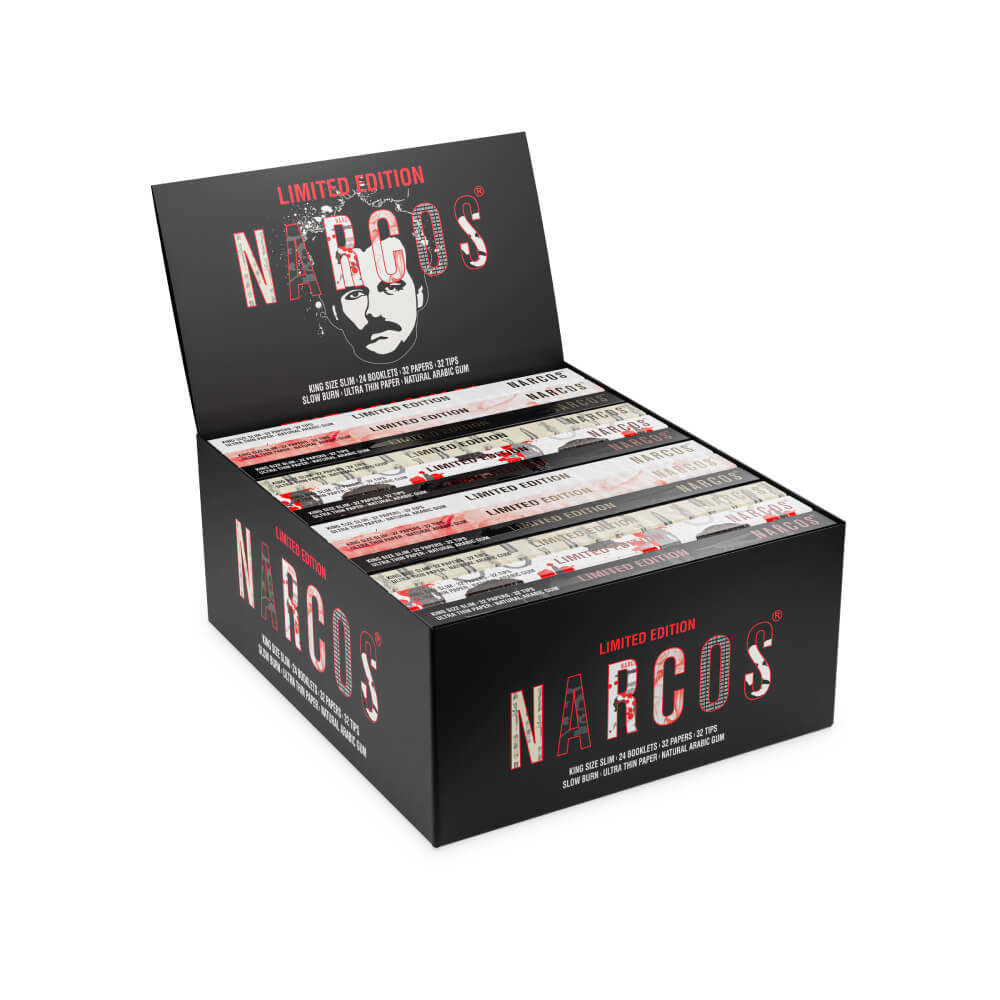 NARCOS PAPER KSS LIMITED EDITION +32 TIPS (24/DISPLAY)