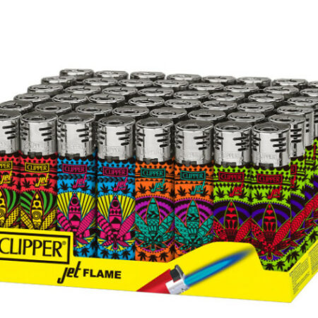 CLIPPER JET FLAME MANDALA LEAVES 48x