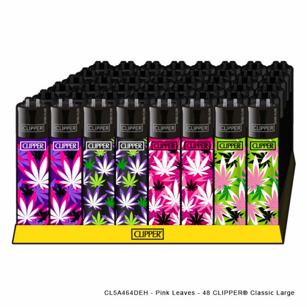Pink Leaves - 48 CLIPPER® Classic Large