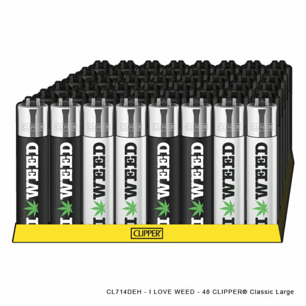 I LOVE Weed - 48 CLIPPER® Classic Large