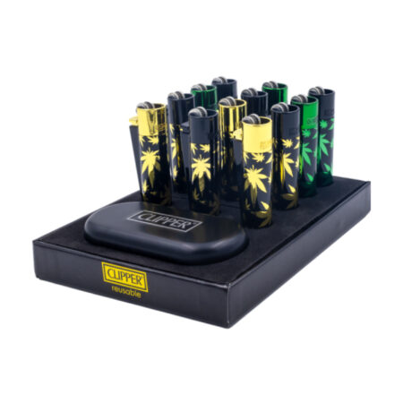 Leaves Mix Box - 12 CLIPPER® Metal Large