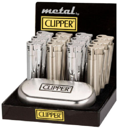 Silver - 12 CLIPPER® Metal Jet Flame