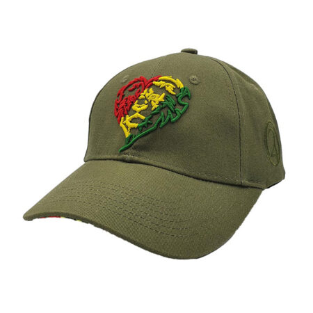 Lauren Rose Rasta Lionhearted 420 Snapback Green