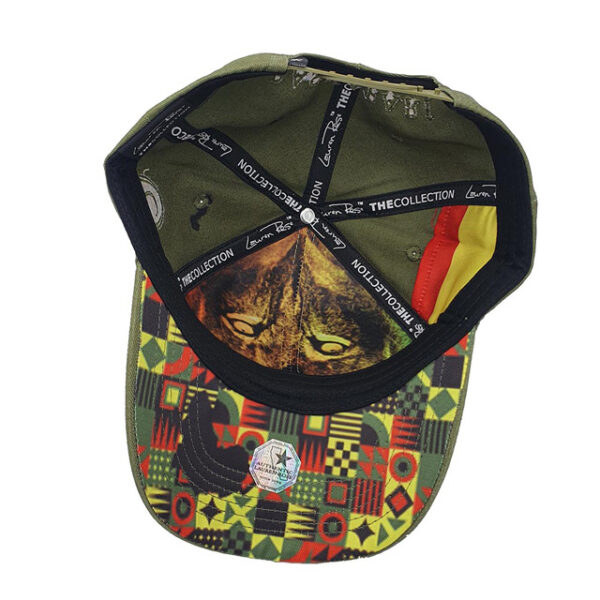 Lauren Rose Rasta Lionhearted 420 Snapback Green - Afbeelding 2