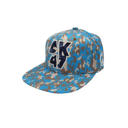 AK47 Desert 420 Camouflage Snapback Khaki/Blue