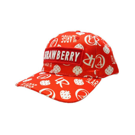 Strawberry Haze Allover Print Red