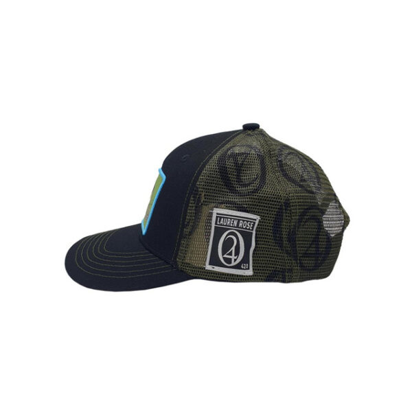 Black Mamba 420 Trucker Snapback Hat - Afbeelding 2