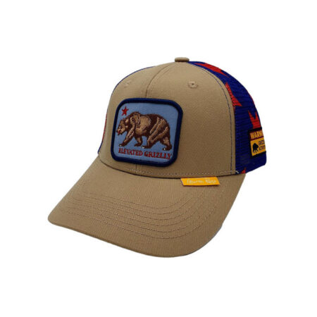 Cali Elevated Bear 420 Trucker Snapback Hat
