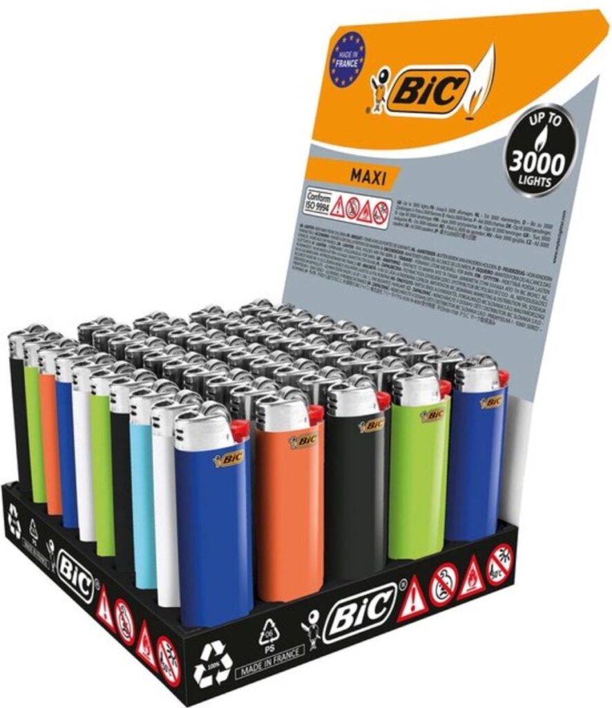 BIC® - Aanstekers - Maxi J26 - 50 Aanstekers